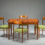 Mid-century modern rosewood dining table from Lübke, 1960s