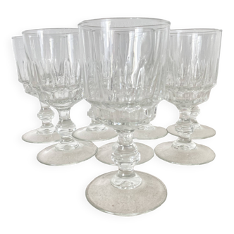 Verres à vin, verres à pied vintage