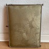 Large triptych barber mirror circa 1950, to stand or hang