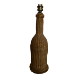 Product Popup Noel 22 Lamp foot bottle and wicker braided 1950 Marseille
