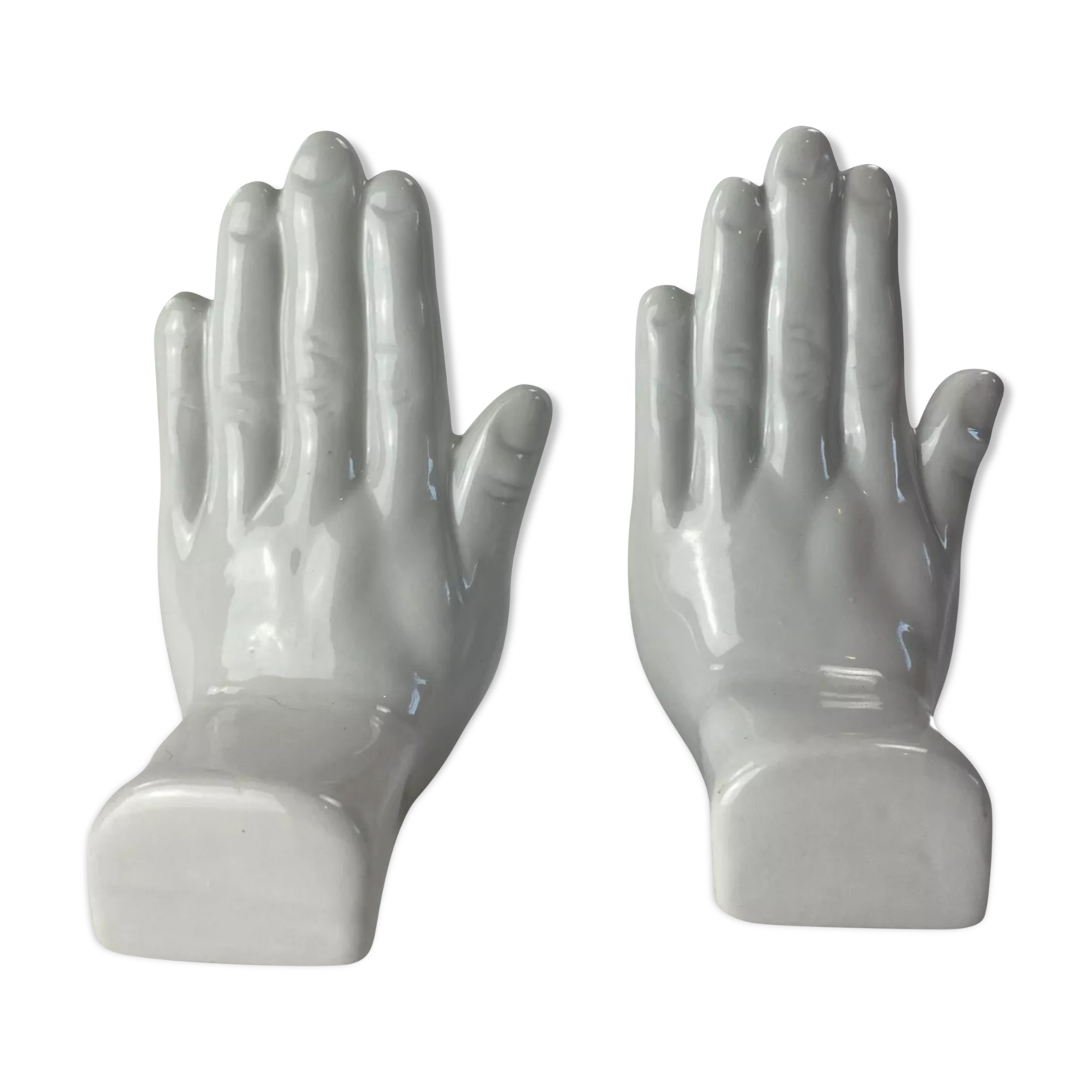 Pair of hands bookends 1970-80