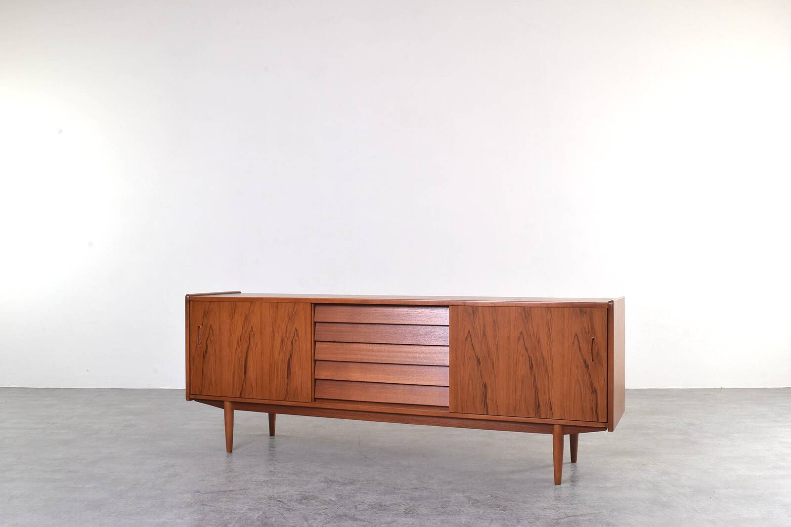 Mid-Century Teak Trio Sideboard by Nils Jonsson for Hugo Troeds, 1960s.