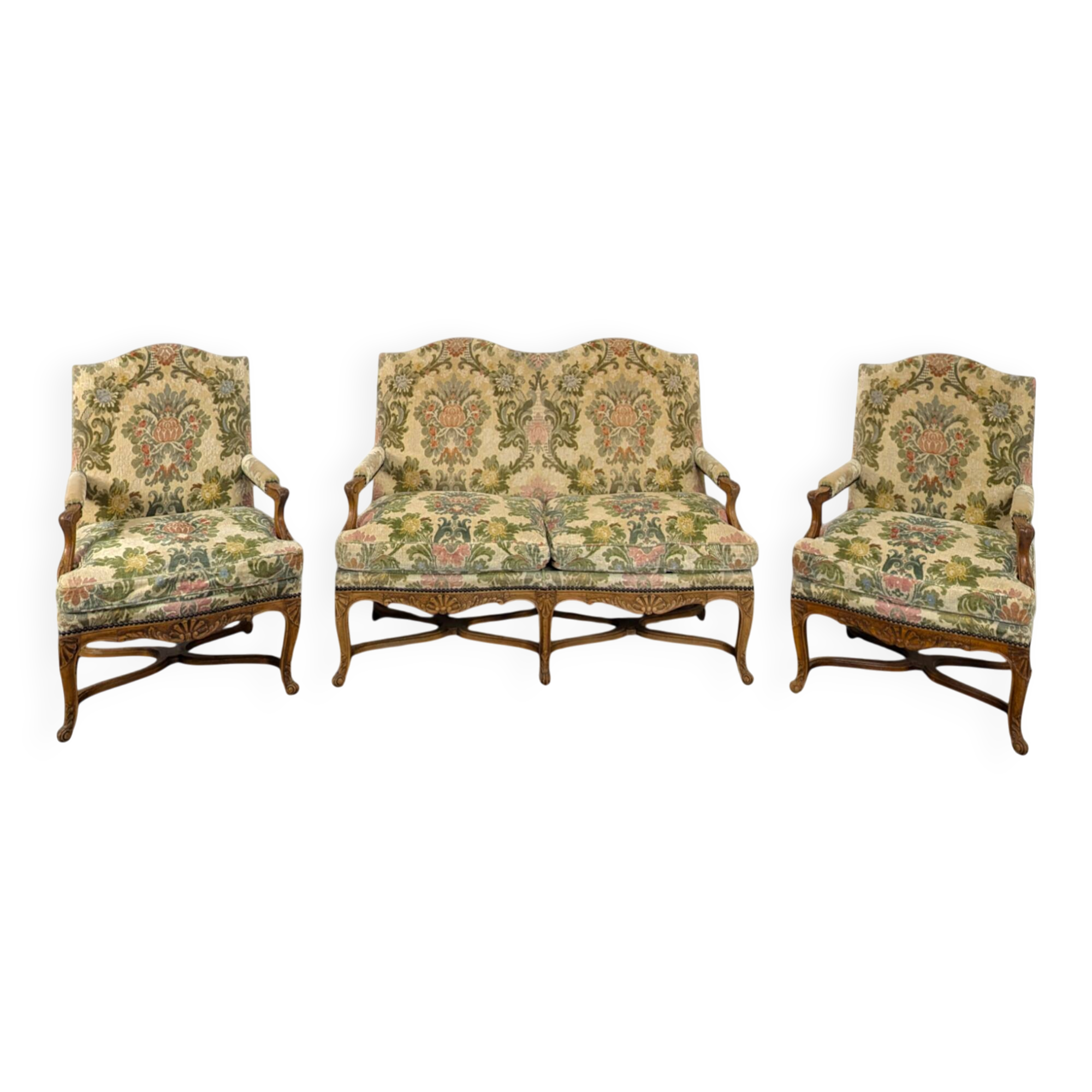 20th century Regency style living room