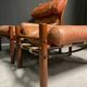Arne Norell Inca Lounge Chair and footstool Sweden 1960's