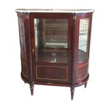Louis xvi style half-moon silverware display case