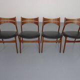 Teak Model 310 Dining Chairs by Erik Buch for Chr. Christensen, Denmark, 1960s, Set of 4