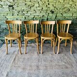 Ensemble de 4 chaises bistrot