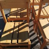 Les arcs mobilier series of 6 chairs by Charlotte Perriand