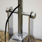 Paolo Tilche tilting floor lamp in chrome metal, 1970s