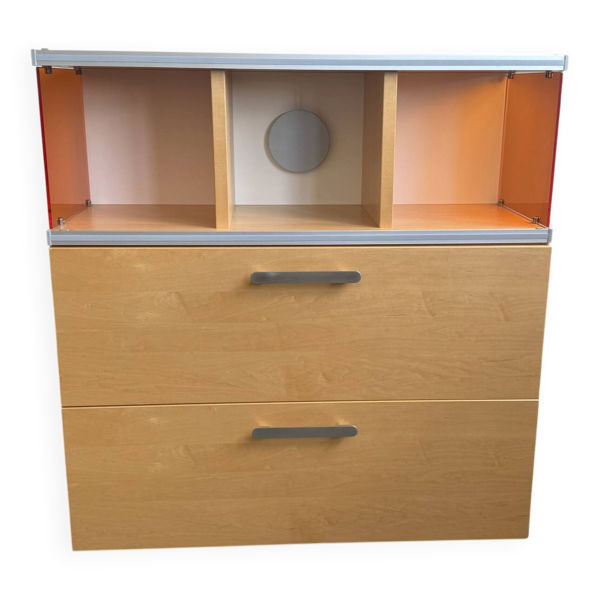 Commode 2 tiroirs hulsta + module