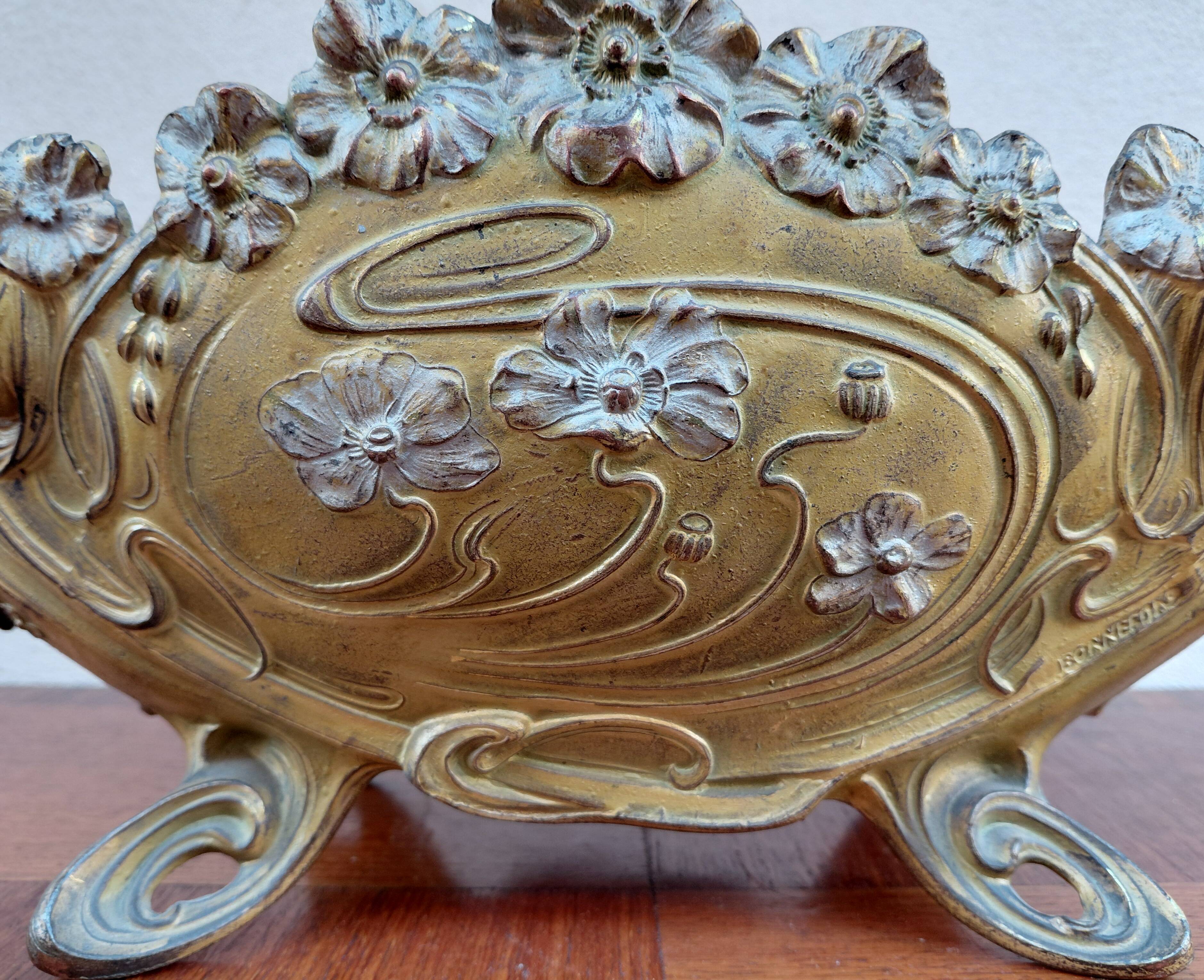 Art Nouveau Planter, Bonnefond Claude
