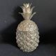 Pineapple Mauro Manetti ce cube tray in silver metal design 1960 M/M vintage