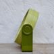 Miroir pivotant de maquillage en plastique vert - Space Age Design - 1970