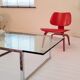 Table basse SM en acier miroir et verre KnollStudio – Design Shelton & Mind