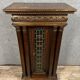 Superb Renaissance Style bookcase display case in carved walnut and oak circa 1850