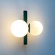 Mid-century German space age wall lamp by Kaiser Idell / Kaiser Leuchten.