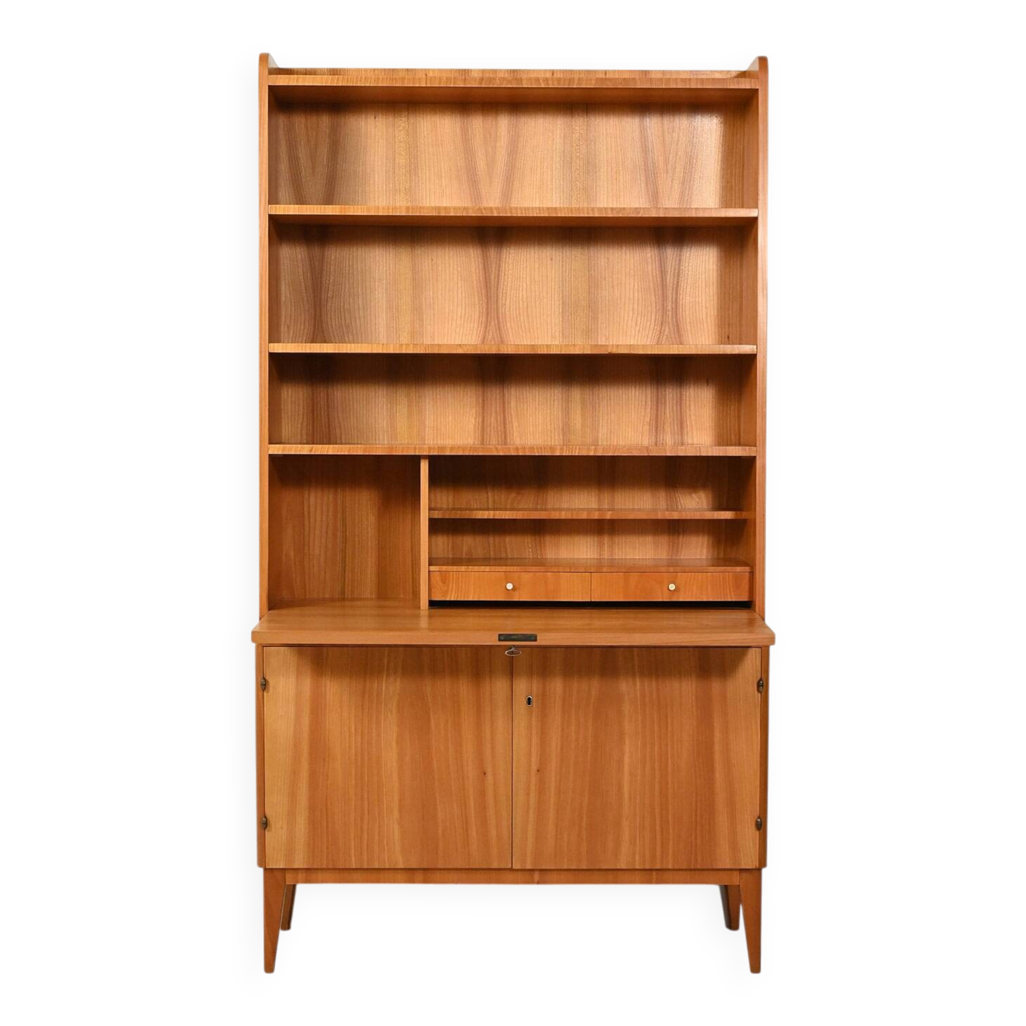 Scandinavian Elm Bookcase from the 1930s–40s