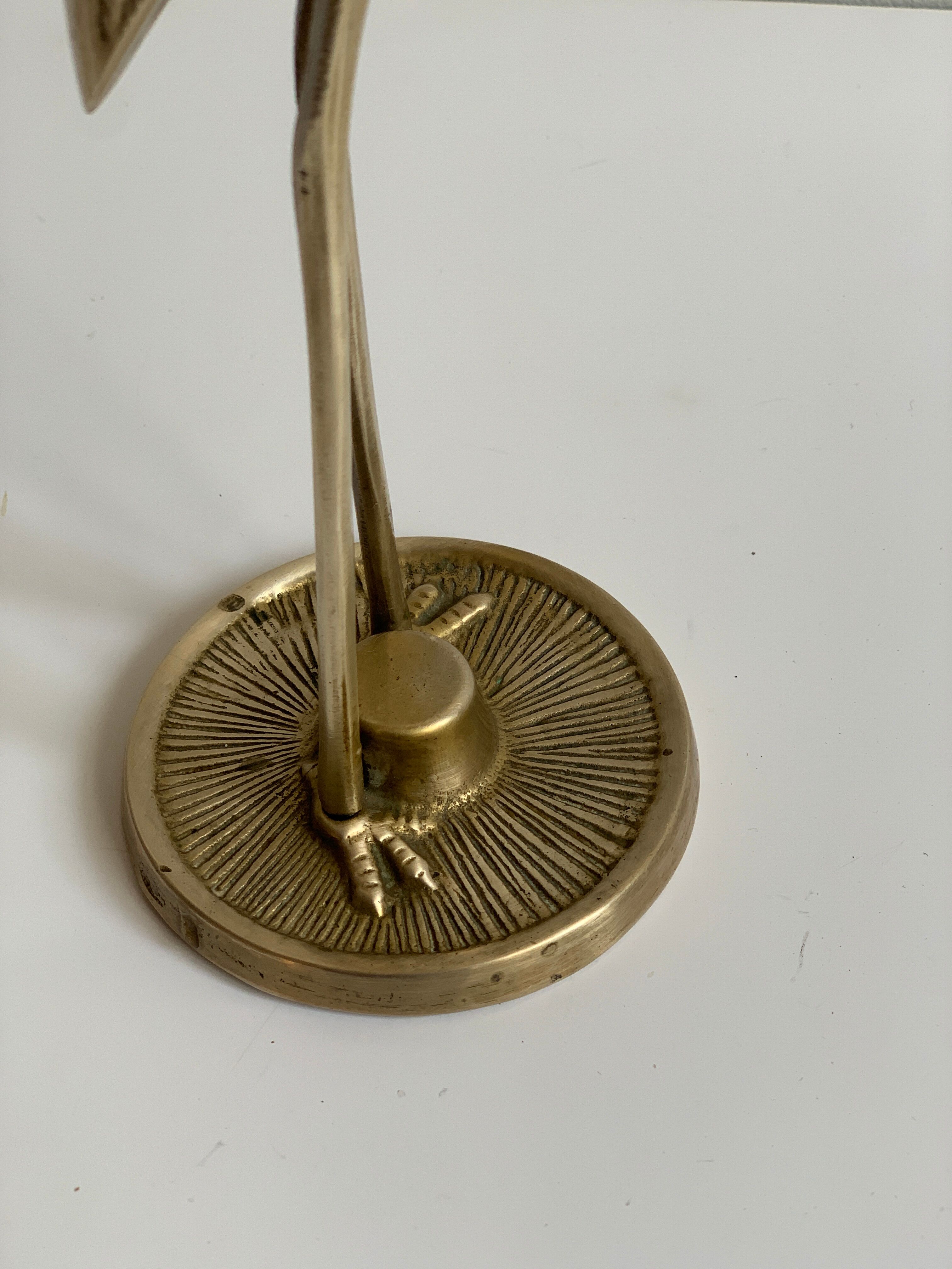 Brass heron