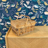 Rattan suitcase