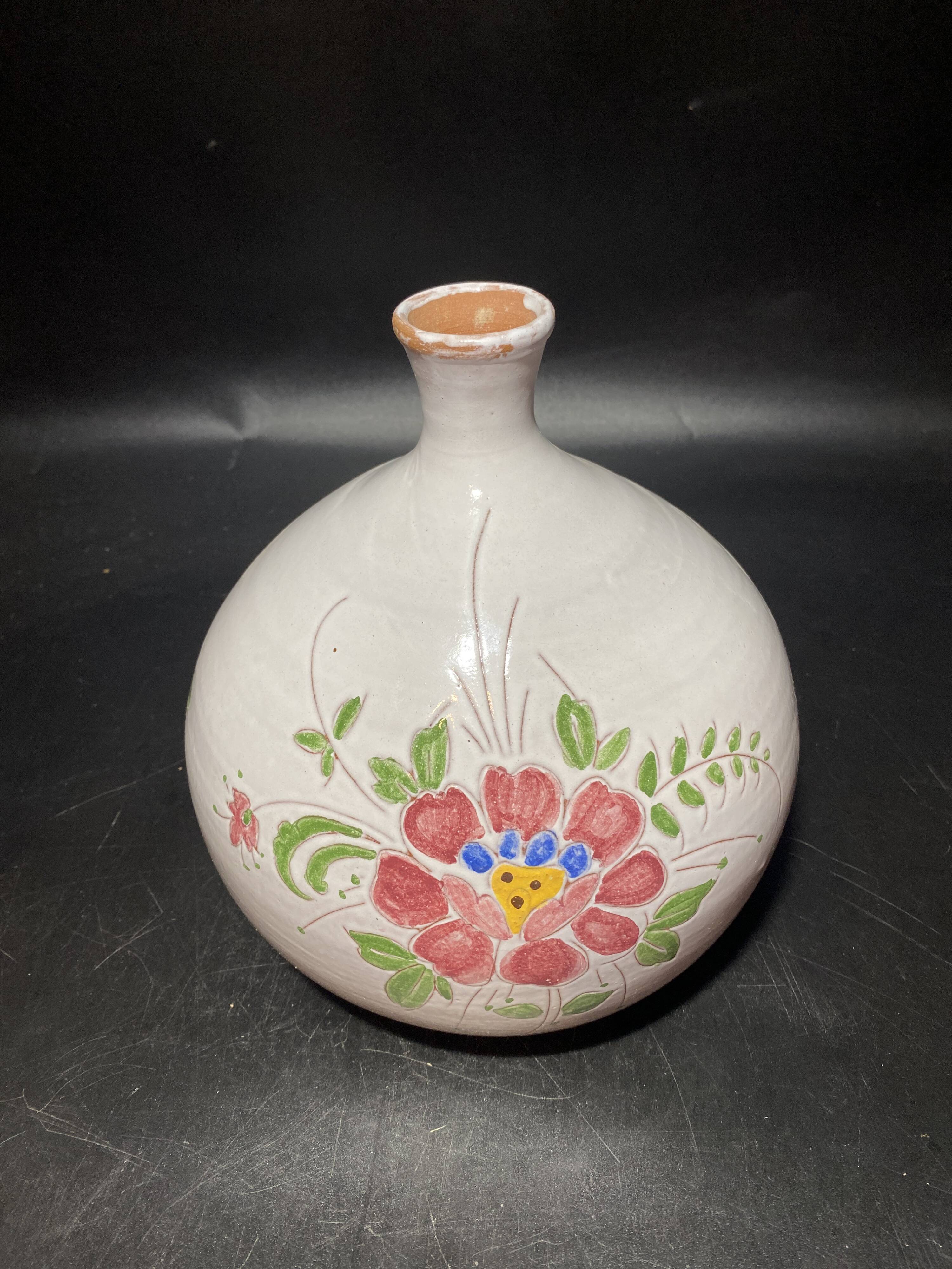 Terracotta vase