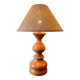 Lampe à poser en bois massif tourné