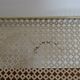 White perforated metal tray Mathieu Mategot design 1950 - To renovate