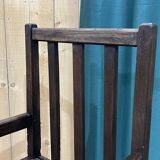 Banc de foyer breton XIXème en chêne, sapin et châtaignier