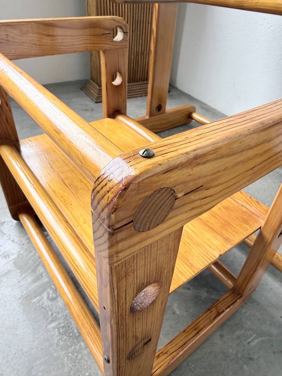 Bureau et chaise enfant pin Bauhaus