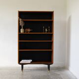 Bibliothèque en teck suédois vintage par Hugo Troeds