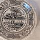 Series of 6 Gien earthenware dessert plates Rébus models