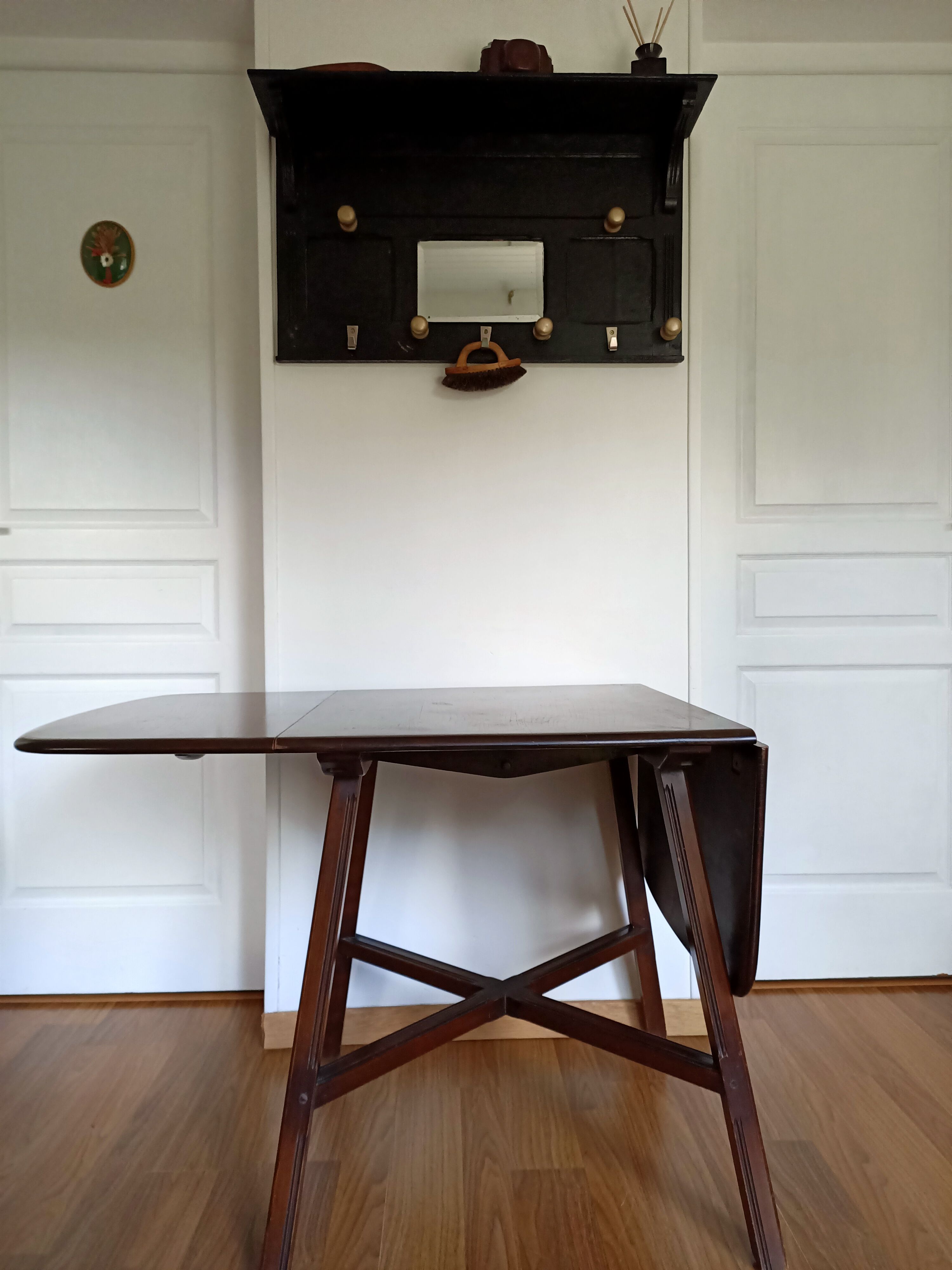 Wooden table with flaps