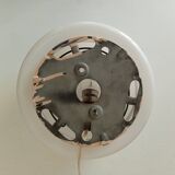 Vintage 60s ceiling light in milky white opaline