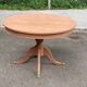 Round extendable dining table in solid mahogany from the 1930s.