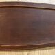 Plat poisson vintage bois et Métal– plateau de service saumon/truite –