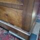Cabinet bonnetière in solid oak and partial veneer