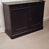 Antique black sideboard