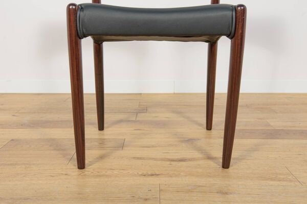 Chaises de salle à manger en palissandre du milieu du siècle de Bernhard Pedersen & Son, années 1960, lot de 6
