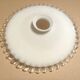 Serrated opaline lampshade cup