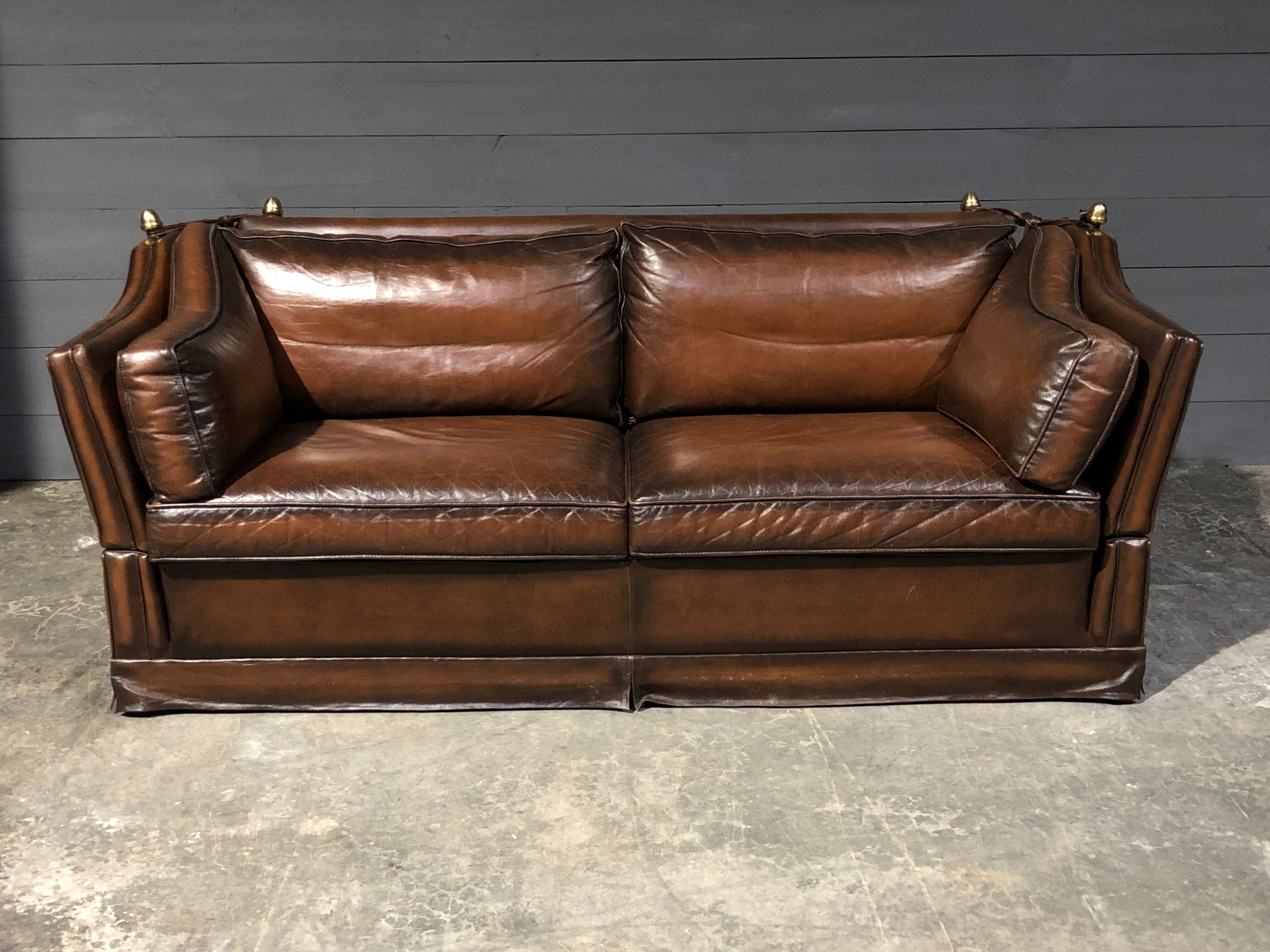 Leather sofa