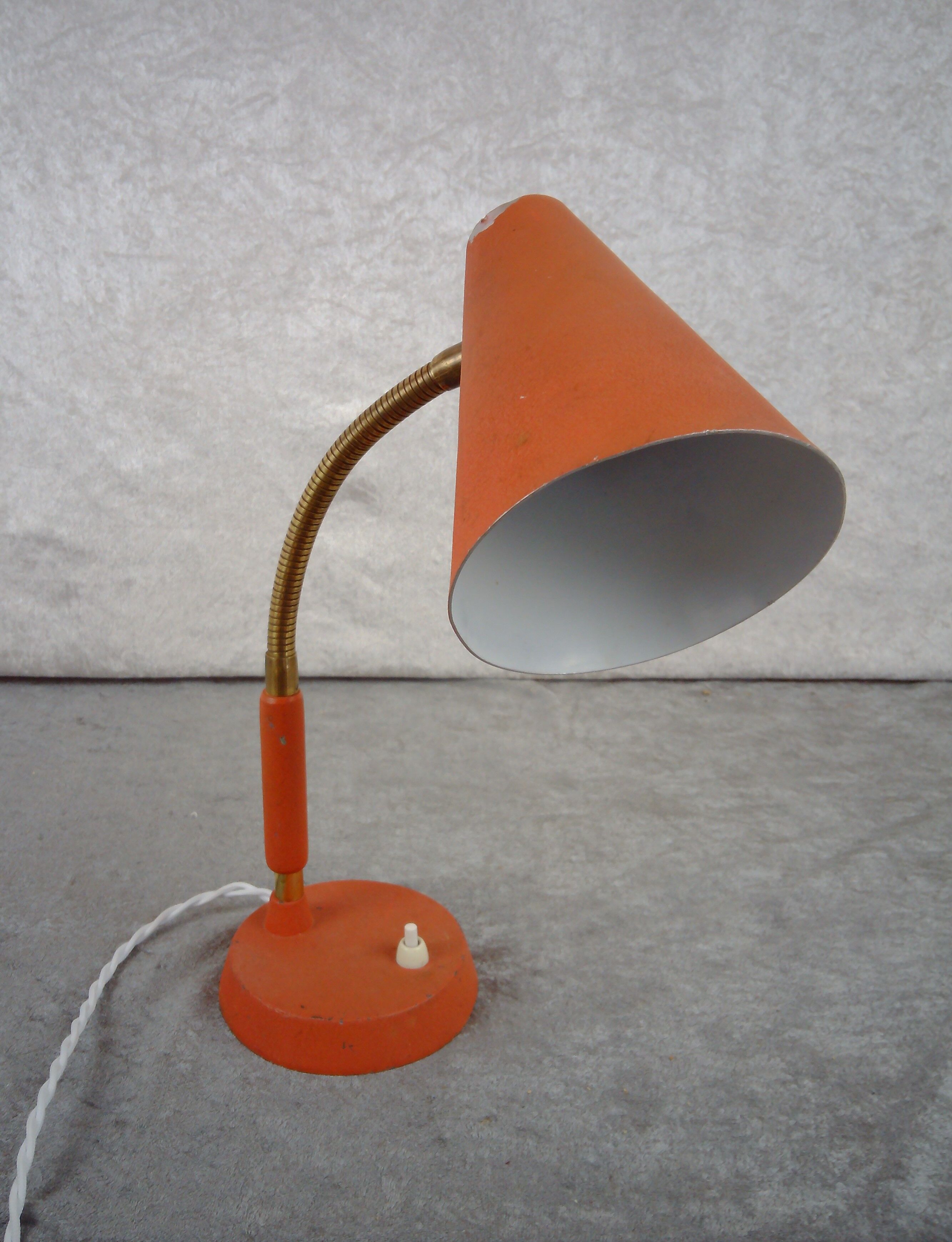 Mid-century industrial desklamp, 1950's.