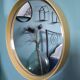 Miroir mural italien salk cantu vintage