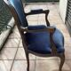 armchair with footrest