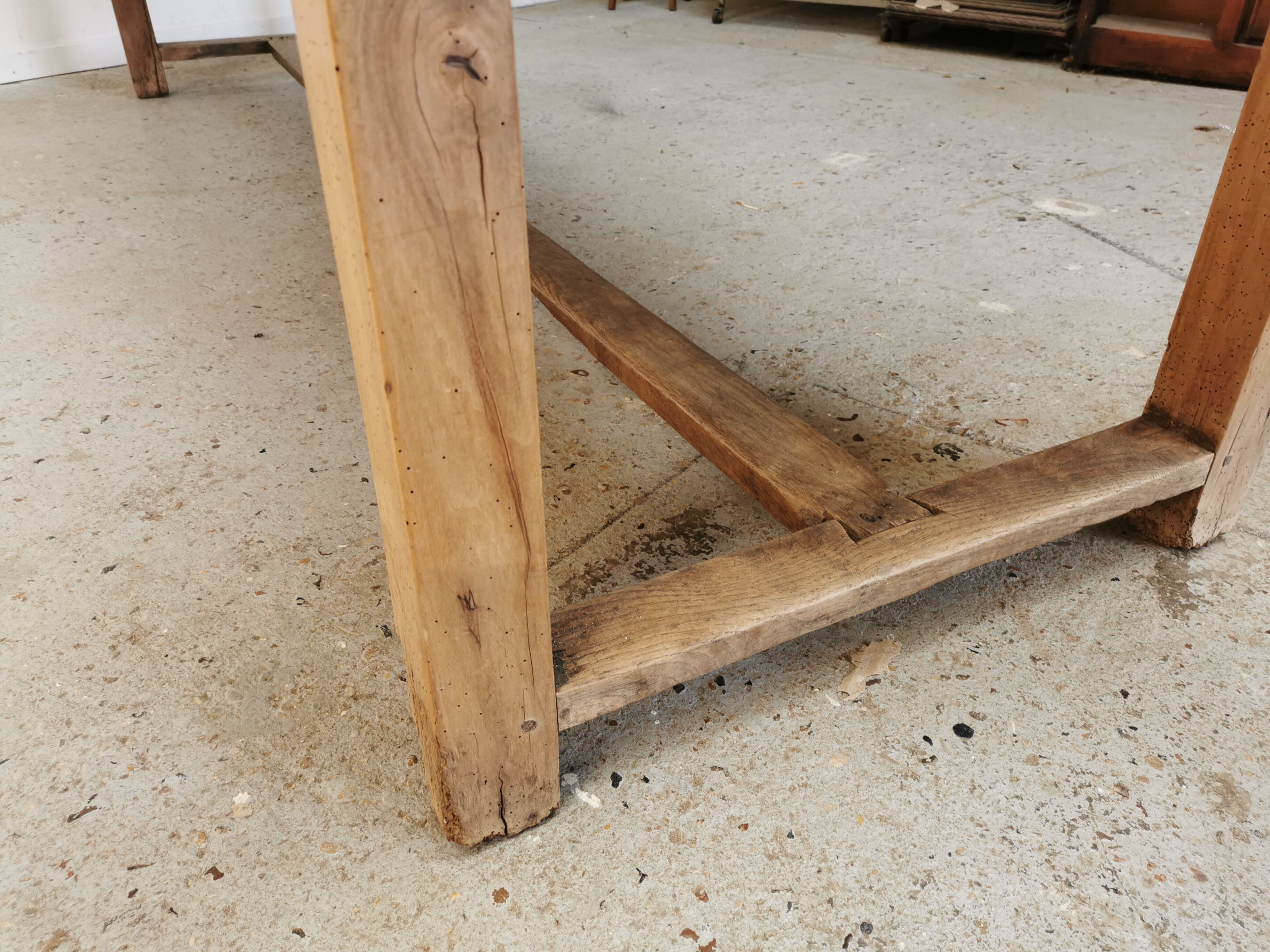 Table de ferme en chêne 260cm