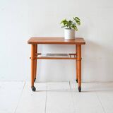 Table basse à roulettes des années 50