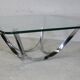 Square coffee table by Roger Sprunger, Dunbar edition, USA, circa 1970.