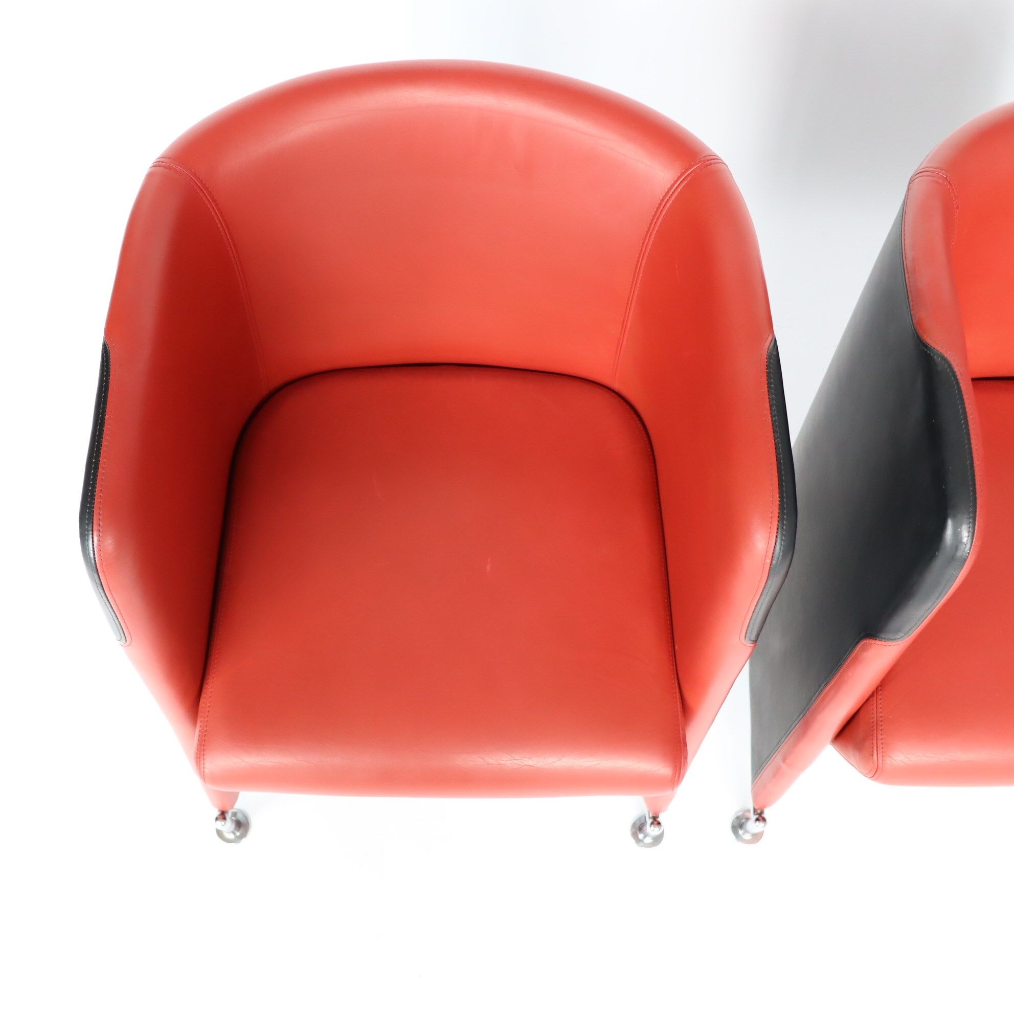 Pair of armchairs by Börge Lindau and Bo Lindekrantz