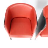 Pair of armchairs by Börge Lindau and Bo Lindekrantz