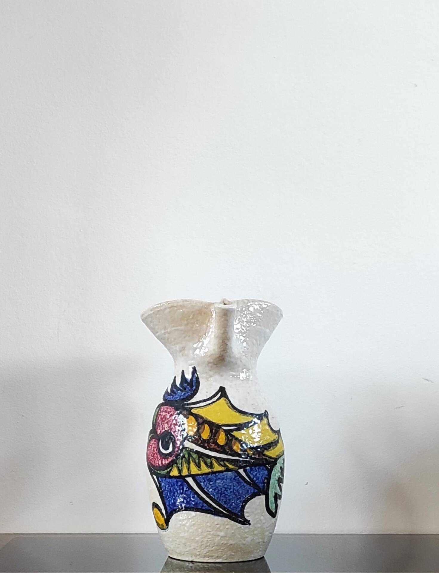 Vintage Vallauris ceramic jug