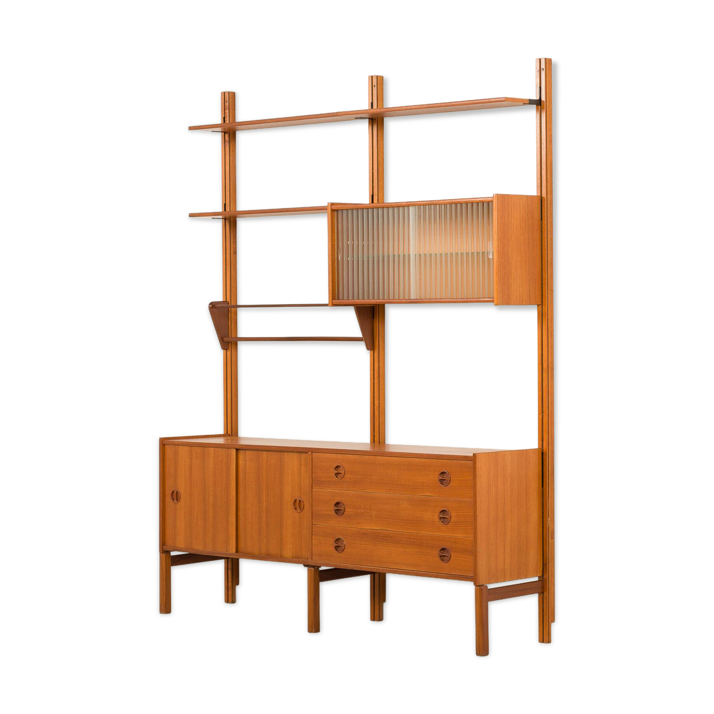 Scandinavian free standing wall unit by Sven Andersen, Norway, 1960s