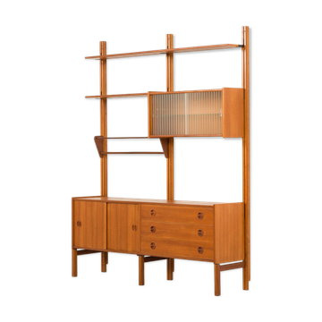 Scandinavian free standing wall unit by Sven Andersen, Norway, 1960s